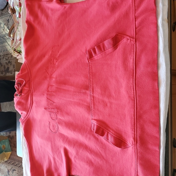 Calvin Klein Embroidered Pink Graphic Long Slv Sz XXL Hoodie - Picture 9 of 13